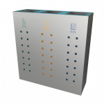 ALBRIS SST - modern design stainless steel recycle bin