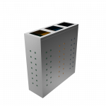 ALBRIS SST - modern design stainless steel recycle bin