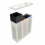 ALBRIS PC _powder coated recycle bin_30