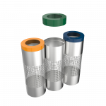 BELVEDERE SST - stainless steel trash bins