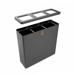 BERNINA PC - powder coated modern recycle bin station_5