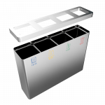 BERNINA SST- modern design recycle bin station