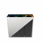 CIMON PC - urban design modern recycling bin station