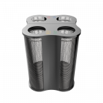 POLARIS PCM - modern concept powder coated mesh recycle bin