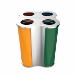 POLARIS SST - modern concept recycle bin station