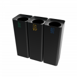 SALLIERE PC - sheet metal modern design recycle bins