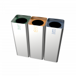 SALLIERE SST - stainless steel modern design recycle bins