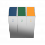 TODI SST - stainless steel waste bins