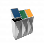 TODI SST - stainless steel waste bins