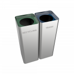 SALLIERE SST - stainless steel modern design recycle bins