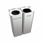 SALLIERE SST - stainless steel modern design recycle bins