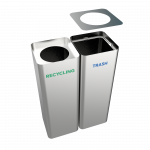 SALLIERE SST - stainless steel modern design recycle bins_5