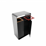 ARIZARO PC - attractive design sheet metal waste bins_15