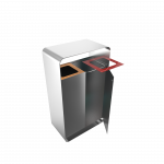 ARIZARO SST - attractive design waste bins in stainless steel_15