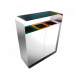 ARIZARO SST - attractive design waste bins in stainless steel_4