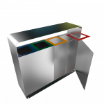 ARIZARO SST - attractive design waste bins in stainless steel_9