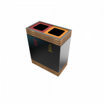 BREND PC - elegant powder coated metal recycling bin_11