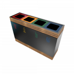 BREND PC - elegant powder coated metal recycling bin_7