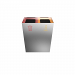 CASIRI SST - compact stainless steel recycling bin_9