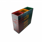 KANDEL PC - powder coated metal trash bins for selective waste collection_2