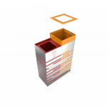 KANDEL SST - strainless steel trash bins for selective waste collection_12