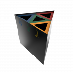 KUNKA PC - elegant triangle powder coated recycling bin_2