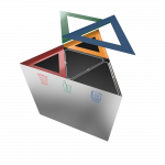 KUNKA SST - triangle elegant stainless steel recycling bin_4
