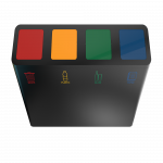 PISCO PC - Powder coated metal modern recycling bins_5