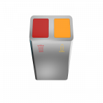 PISCO SST - modern design recycling bins in stainless steel_9