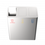 PISCO SST - modern design recycling bins in stainless steel_23