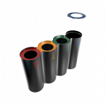 SAJAMA PC - Modern sheet metal recycling bins_8