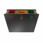 TOLIMA PC - fancy power coated metal recycling bins_1