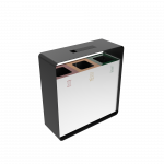 ARIZARO AT SST attractive design stainless steel waste bins with ashtray_14