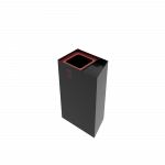 DENALI PC stylish outdoor sheet metal recycle bin with ashtray_2