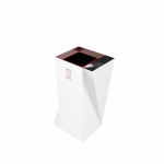 ERIDANI SST elegant outdoor stainless steel trash bin with ashtray_2