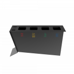NOATAK PC Modern metal recycling station with ashtray_14