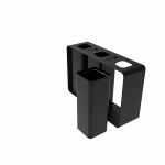 PARRAL PC elegant outdoor sheet metal recycling station with ashtray_12