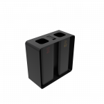 PARRAL PC elegant outdoor sheet metal recycling station with ashtray_7