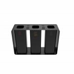 PARRAL PC elegant outdoor sheet metal recycling station with ashtray_9