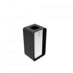 PARRAL SST elegant outdoor stainless steel recycling station with ashtray_4