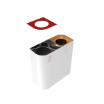 PERSEI SST simple stainless steel recycle bin with ashtray_1