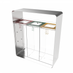 ARIZARO CRYSTAL SST_plexiglas and stainless steel recycle bin_binsignia.com_2