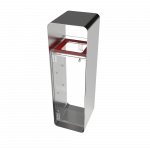 ARIZARO CRYSTAL SST_plexiglas and stainless steel recycle bin_binsignia.com_7