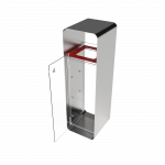 ARIZARO CRYSTAL SST_plexiglas and stainless steel recycle bin_binsignia.com_8